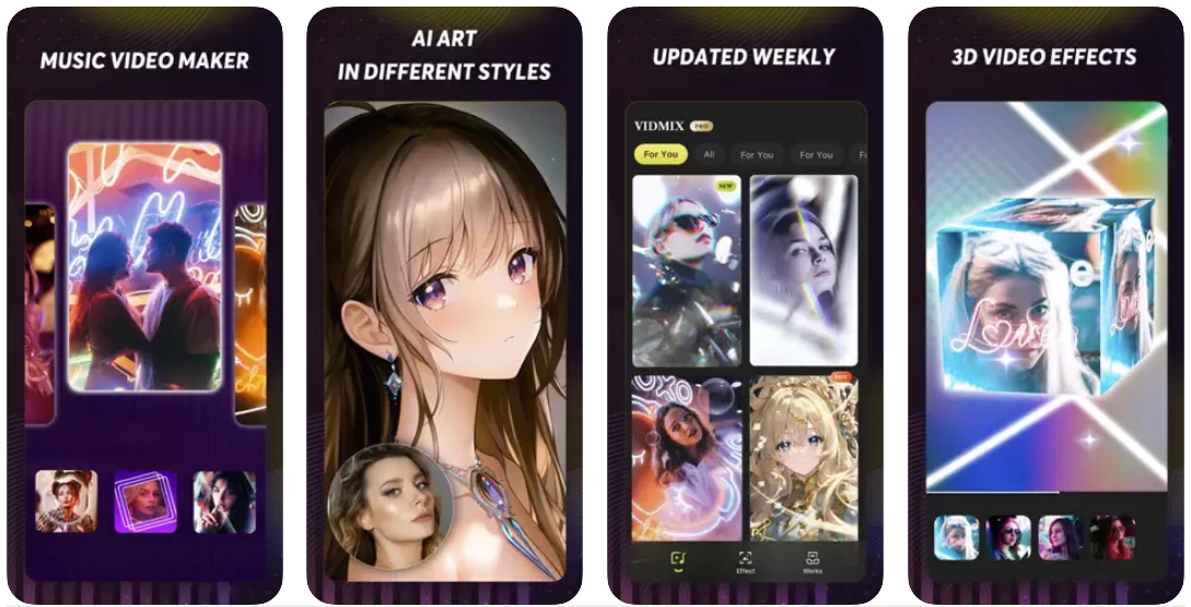 【安卓软件】Vidmix v2.35.600 智能音乐视频编辑剪辑，解锁会员版