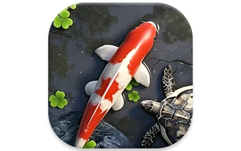 Water Garden 鱼池 v2.08，逼真的锦鲤池塘动态壁纸
