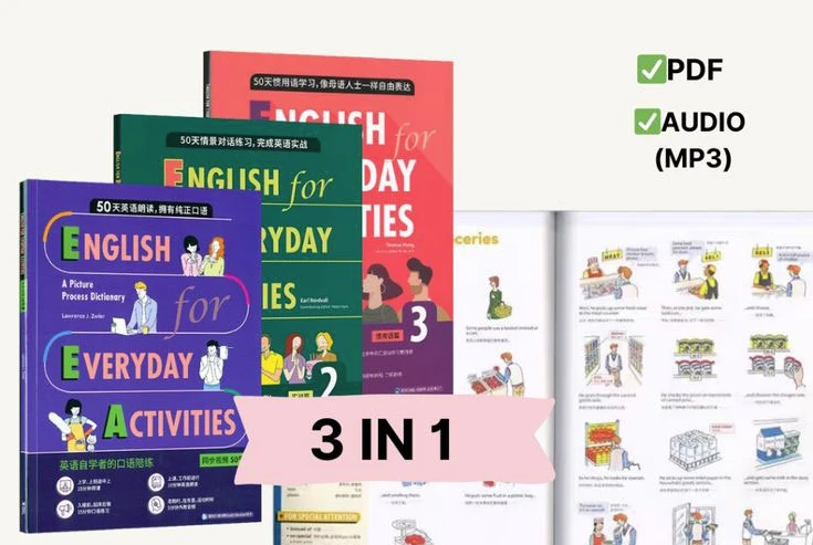 告别“哑巴英语”《English for Everyday Activities》让你开口就能说！电子书+音频+视频