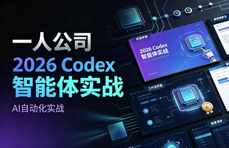 一人公司：2026Codex智能体实战
