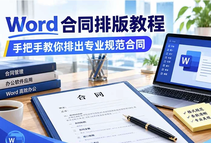 Word合同排版教程