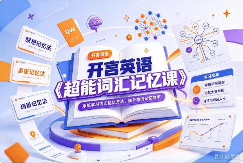 开言英语《超能词汇记忆课》