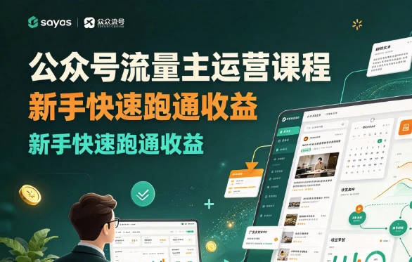 公众号流量主运营