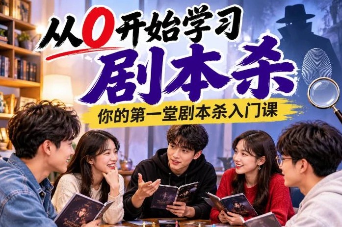 从0开始学习剧本杀：你的第一堂剧本杀入门课